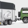BRUDER 02592 - Land Rover Defender Pferdeanhänger -Tonies Geschaft BRUDER 02592 Land Rover Defender Pferdeanhaenger