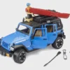 BRUDER 02529 - JEEP Wrangler Rubicon Unlimited Mit Kajak Und Figur -Tonies Geschaft Bruder 02529 Jeep Wrangler Rubicon Kajak