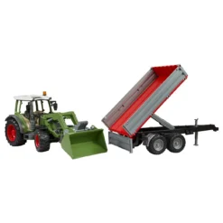 BRUDER 02182 - Fendt Vario 211 Mit Frontlader Und Bordwandanhänger -Tonies Geschaft bruder 02182 traktor fendt vario 211 anhaenger