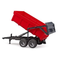 BRUDER 02211 - Wannenkippanhänger Rot M Automatikrückwand -Tonies Geschaft bruder 02211 wannenkippanhaenger rot