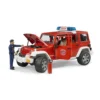 BRUDER 02528 - JEEP Wrangler Unlimited Rubicon Feuerwehr Set -Tonies Geschaft bruder 02528 jeep wrangler feuerwehr