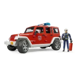 BRUDER 02528 - JEEP Wrangler Unlimited Rubicon Feuerwehr Set -Tonies Geschaft bruder 02528 jeep wrangler unlimited rubicon feuerwehr set