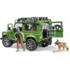 BRUDER 02587 - Land Rover Defender Mit Förster Und Hund