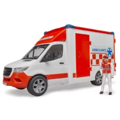 BRUDER 02676 - MB Sprinter Ambulanz Mit Fahrer Und Light - Sound Modul -Tonies Geschaft bruder 02676 mb sprinter ambulanz