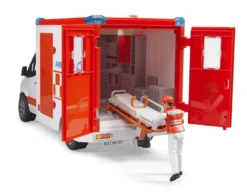 BRUDER 02676 - MB Sprinter Ambulanz Mit Fahrer Und Light - Sound Modul -Tonies Geschaft bruder 02676 mb sprinter ambulanz trage