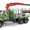 BRUDER 02824 - MACK Granite Holztransport-LKW -Tonies Geschaft bruder 02824 mack lkw holz kran