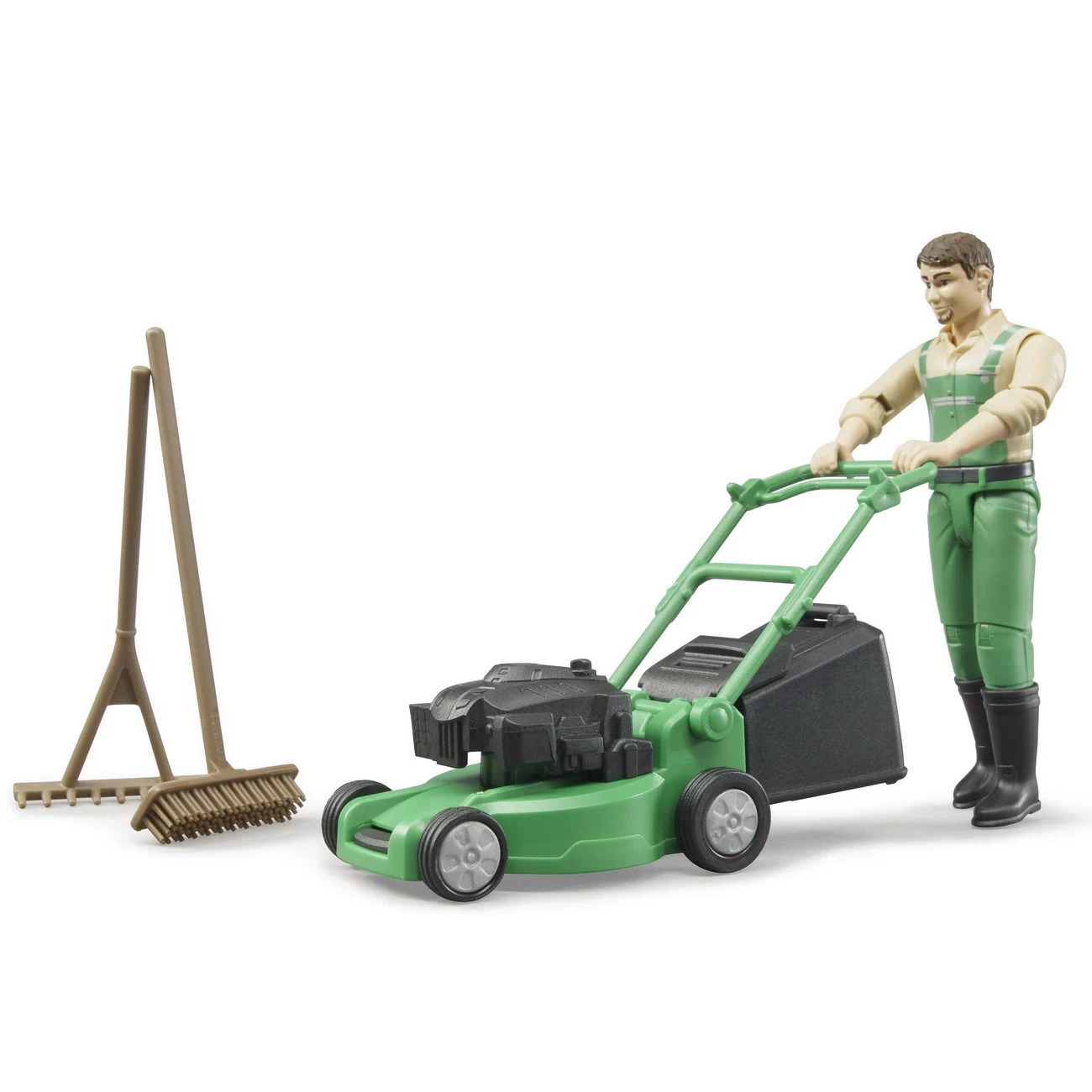 Bruder Bworld 62103 - Gärtner Mit Rasenmäher 3 Bruder Bworld 62103 - Gärtner Mit Rasenmäher