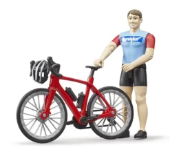 Bruder Bworld 63110 - Rennrad Mit Radfahrer -Tonies Geschaft bruder 63110 fahrrad fahrer