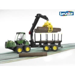 BRUDER 02133 - John Deere 1210E Rückezug Set -Tonies Geschaft bruder 02133mlogo