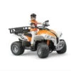 Bruder Bworld 63000 Quad Mit Fahrer (orange) -Tonies Geschaft bwolrd 63000 quad bruder