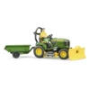 Bruder Bworld 62104 - John Deere Rasentraktor Mit Anhänger Und Gärtner -Tonies Geschaft bworld 62104 john deere gaertner