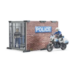 Bruder Bworld 62732 - Polizeistation Mit Polizeimotorrad -Tonies Geschaft bworld 62732 polizeistation motorrad bruder