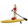 Bruder Bworld 62785 - Bworld Life Guard Mit Stand Up Paddle -Tonies Geschaft bworld 62785 life guard stand up paddle