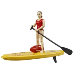 Bruder Bworld 62785 - Bworld Life Guard Mit Stand Up Paddle