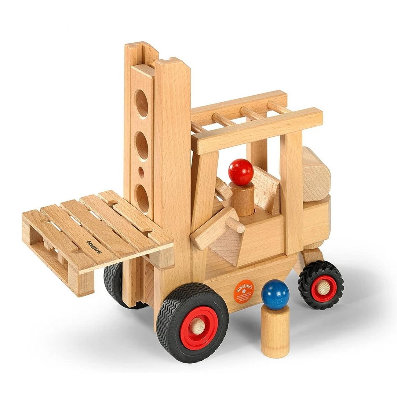 Fagus Gabelstapler (10-43) Holzspielzeug 4 Fagus Gabelstapler (10-43) Holzspielzeug - Image 2