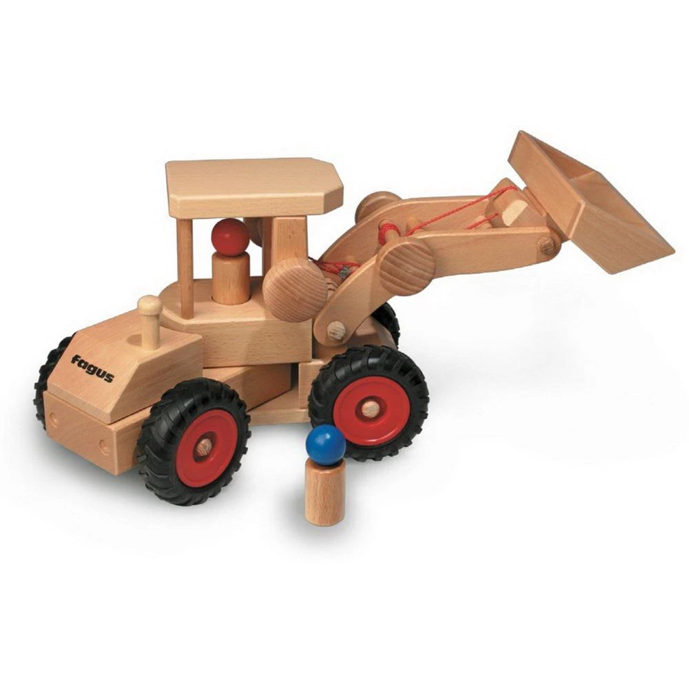 Fagus Radlader (10-47) Holzspielzeug 3 Fagus Radlader (10-47) Holzspielzeug