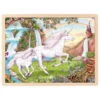Einlegepuzzle Einhorn 48 Teile (goki 57366) 2 Einlegepuzzle Einhorn 48 Teile (goki 57366) -Tonies Geschaft goki 57366 puzzle einhorn