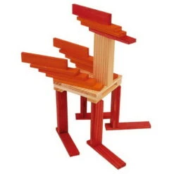 Kapla Farben Set Rot Orange Und Buch 22 -Tonies Geschaft kapla holz bausteine farbe rot orange