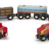 Melissa & Doug Holzeisenbahn - Loks Und Waggons -Tonies Geschaft melissa 10641 loks waggons2